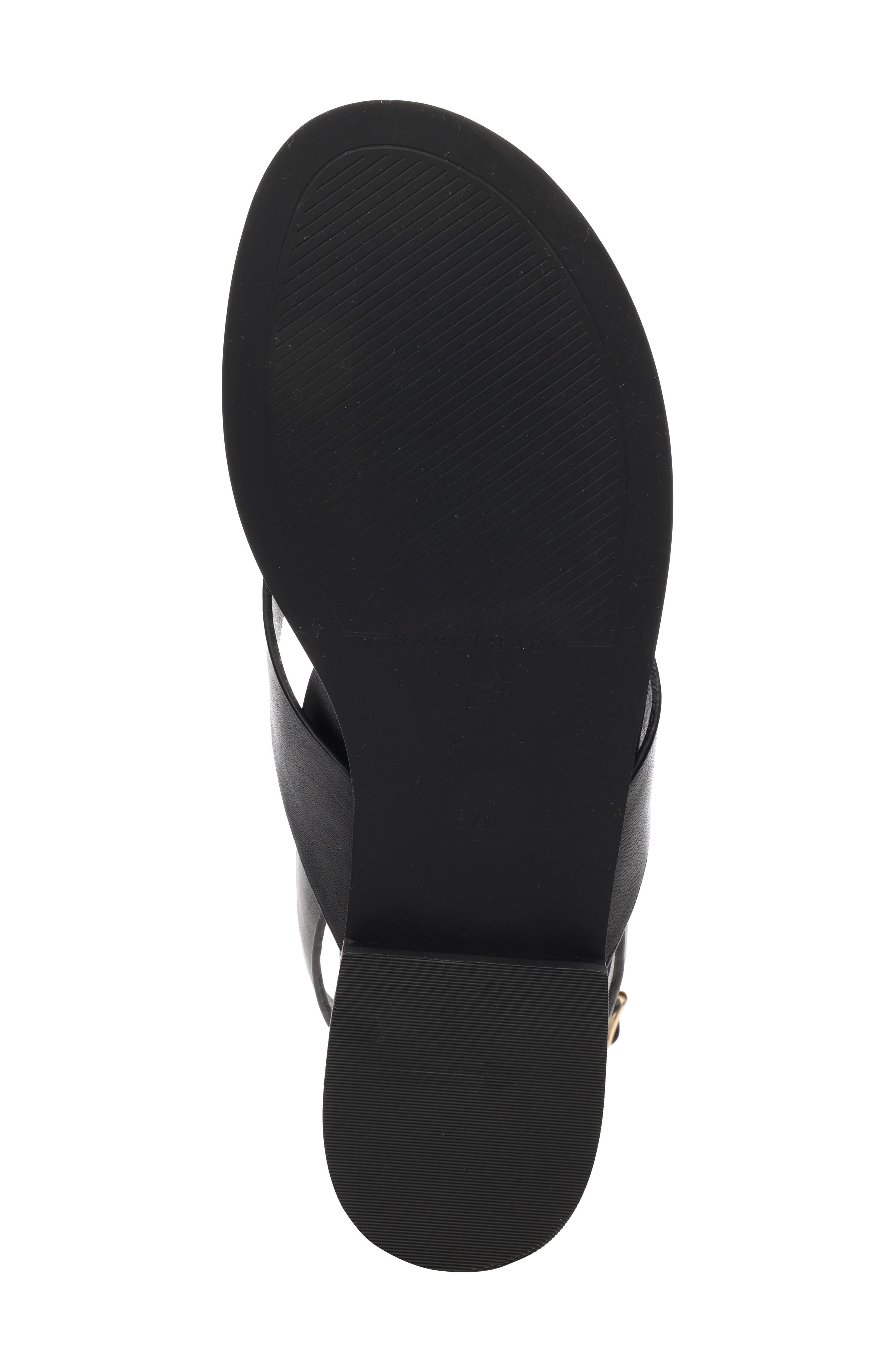 Sanctuary Style Ankle Strap Sandal, Alternate, color, Black