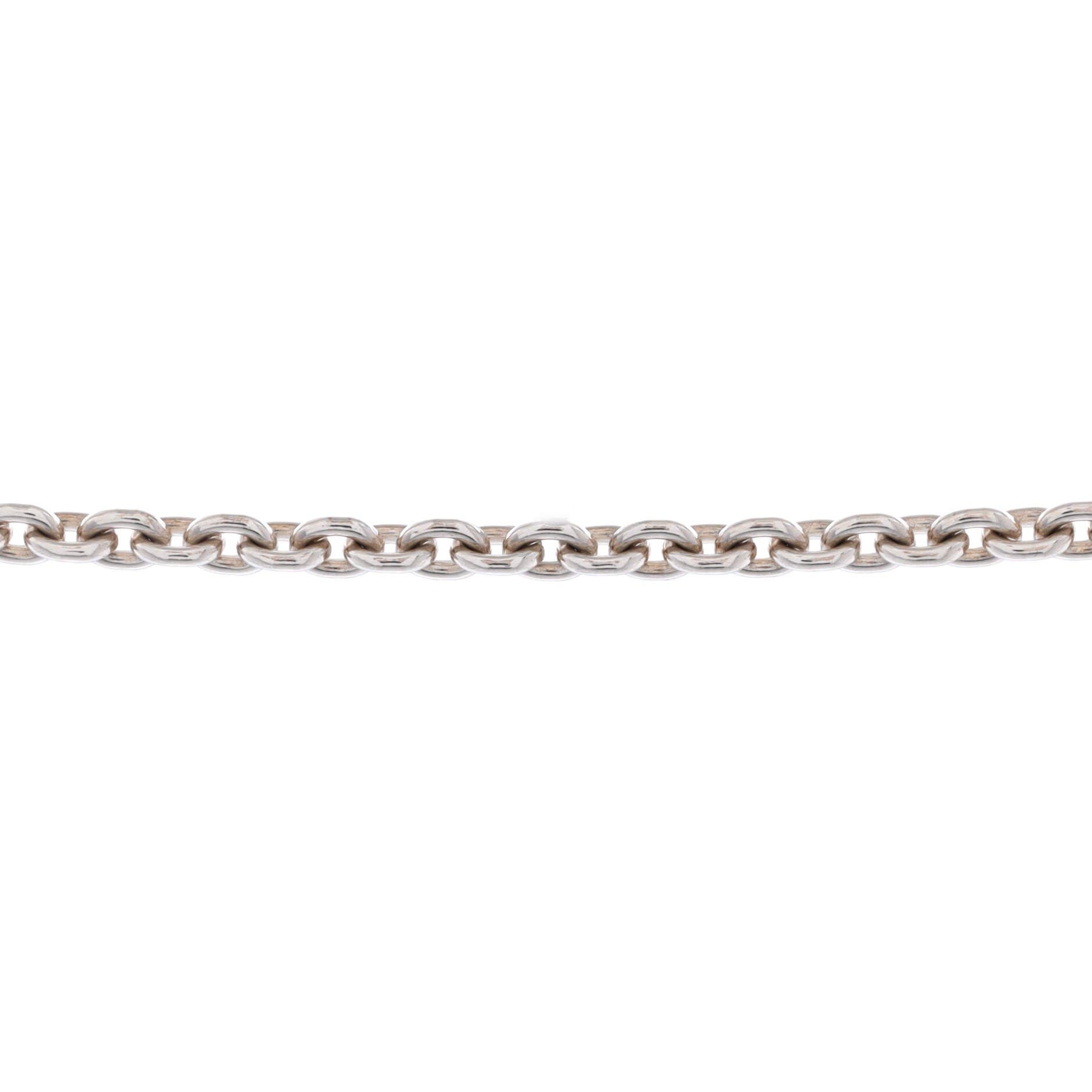 Chaine d'Ancre Punk Long Double Necklace Sterling Silver, Alternate, color, Metallic Silver