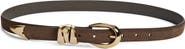 Madewell Triple Keeper Suede Belt