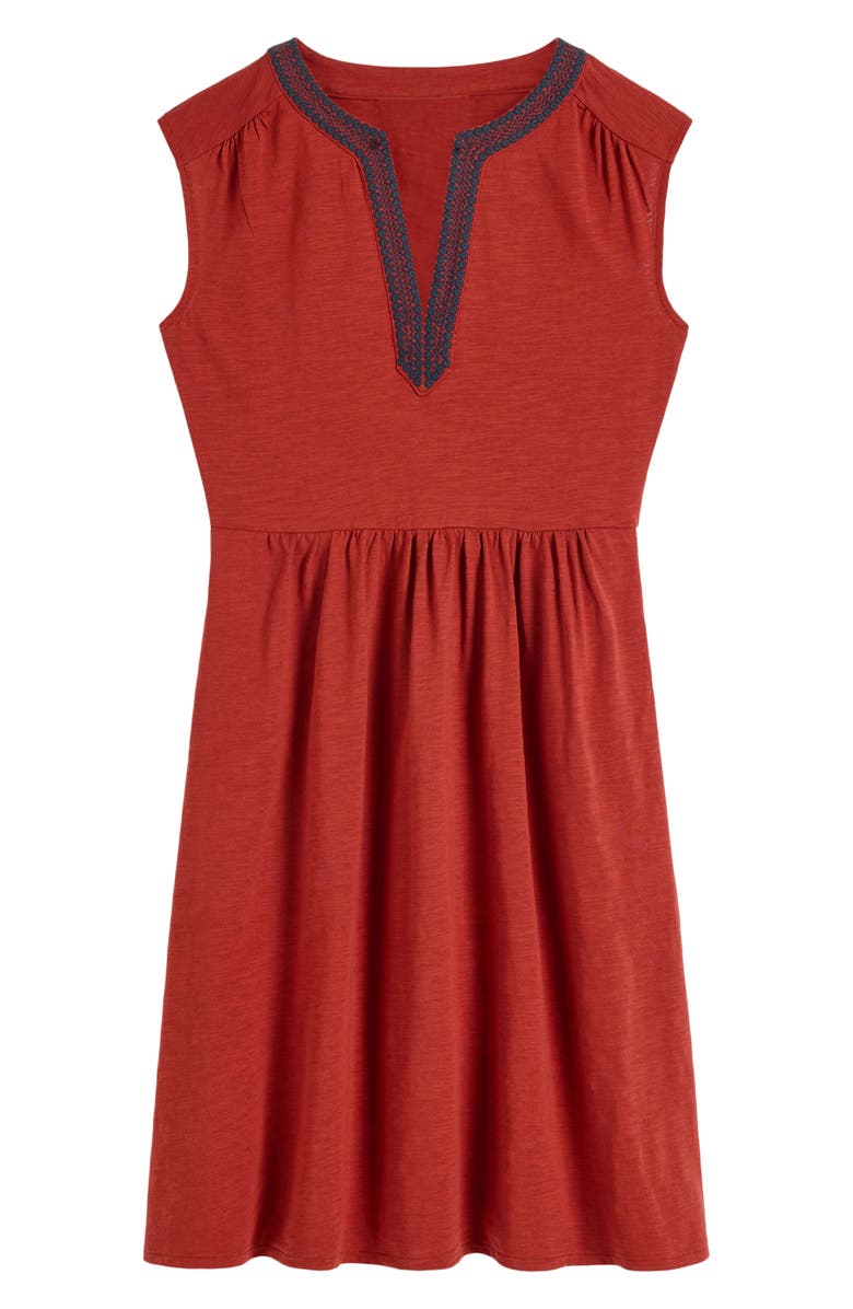 Boden May Embroidered Minidress, Alternate, color, Burnt Orange