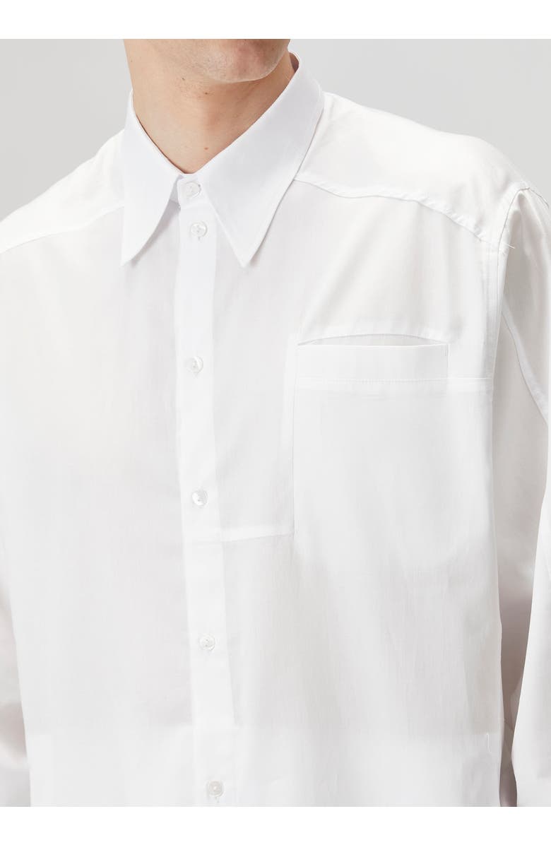 PCFG Pure Cotton Woven Shirt With Double Cuff, Alternate, color, White