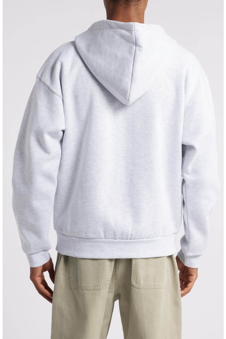 Boxed In Extra Heavy Zip Hoodie, Alternate, color, ASH GREY