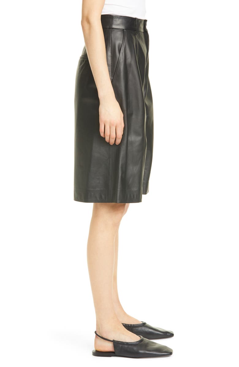 Vince Leather Shorts, Alternate, color,