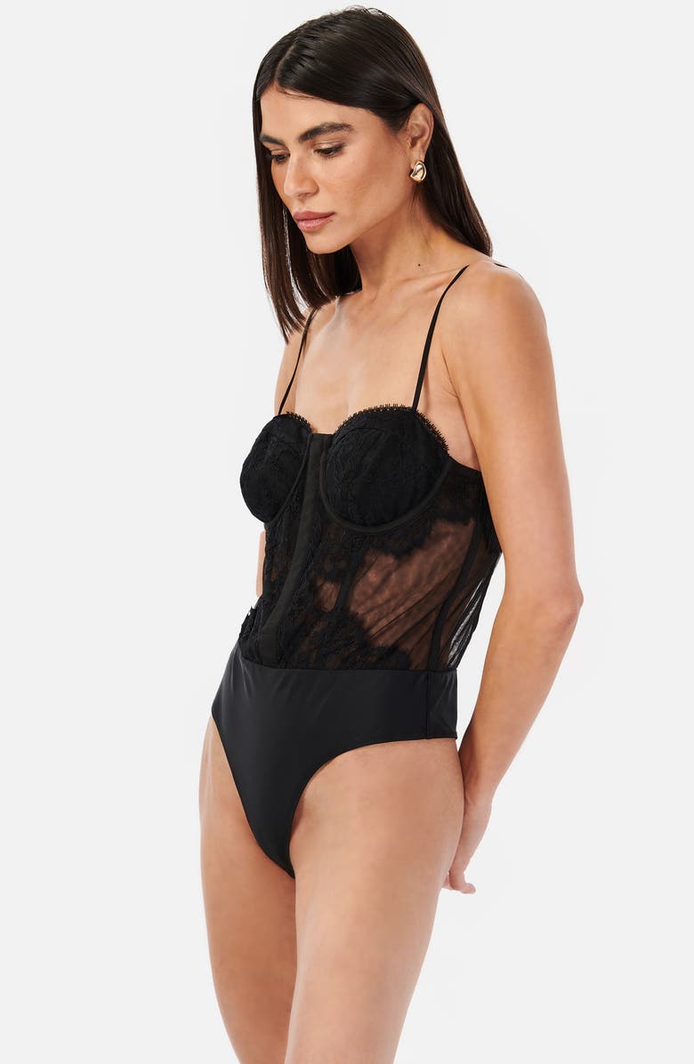 CAMI NYC Riona Corset Lace Bodysuit, Alternate, color, 