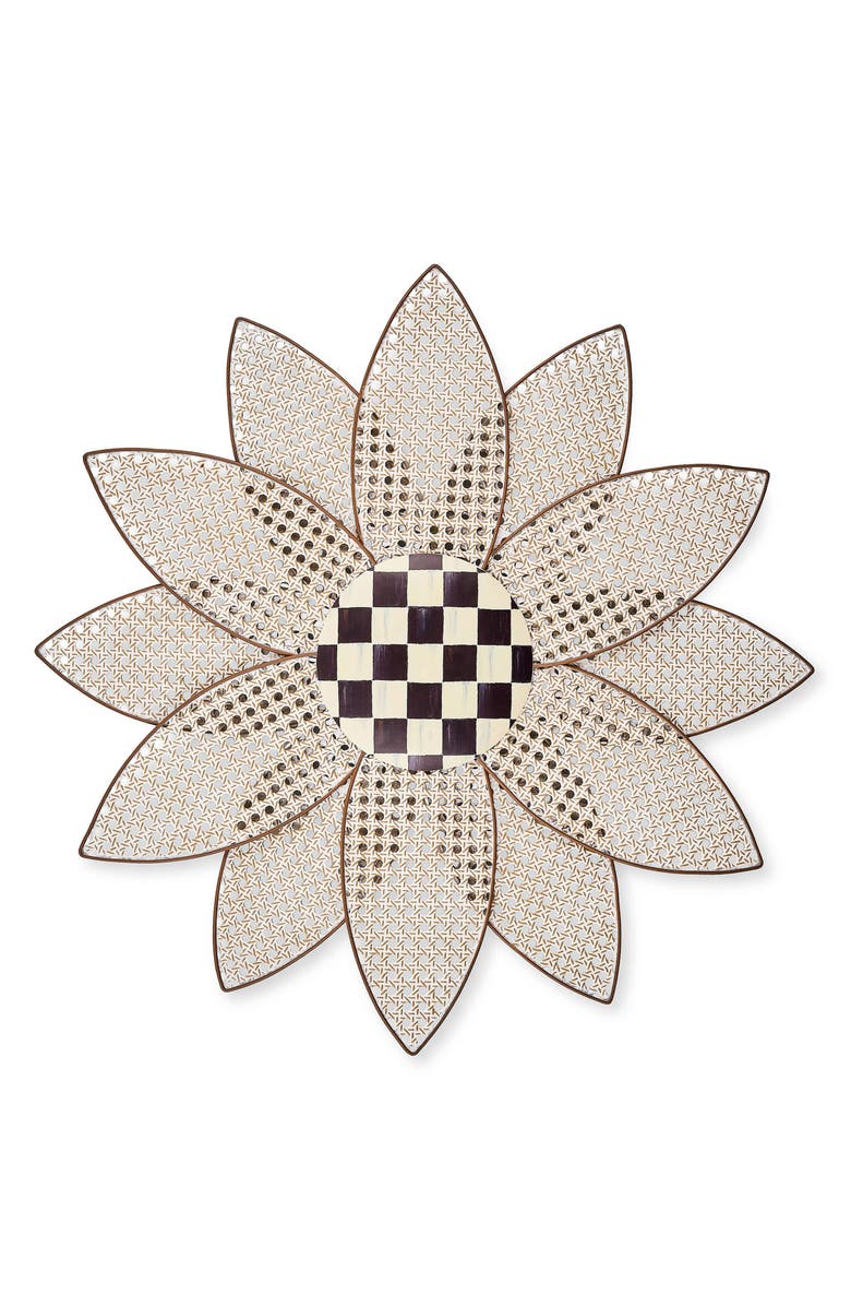 MACKENZIE CHILDS Cane Large Wallflower, Main, color, Beige