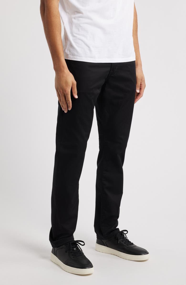 AG Tellis Airluxe<sup>™</sup> Commuter Performance Sateen Slim Fit Pants, Alternate, color, True Black