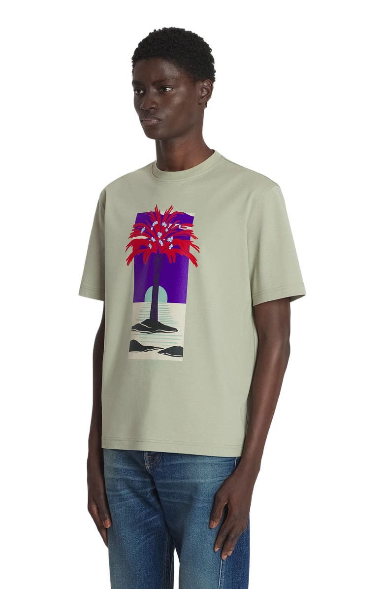 Lanvin PRINTED T-SHIRT, Alternate, color, 