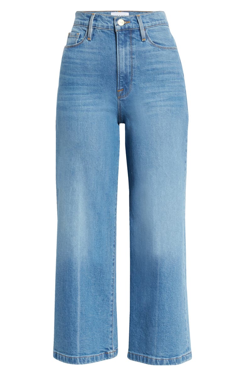 FRAME Ali High Waist Crop Wide Leg Jeans, Alternate, color,