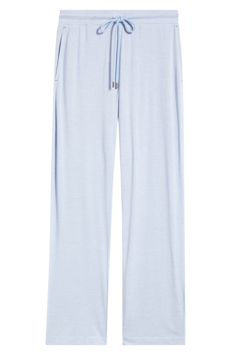 Daniel Buchler Feeder Stripe Modal Blend Pajama Pants, Alternate, color, Blue Stripe