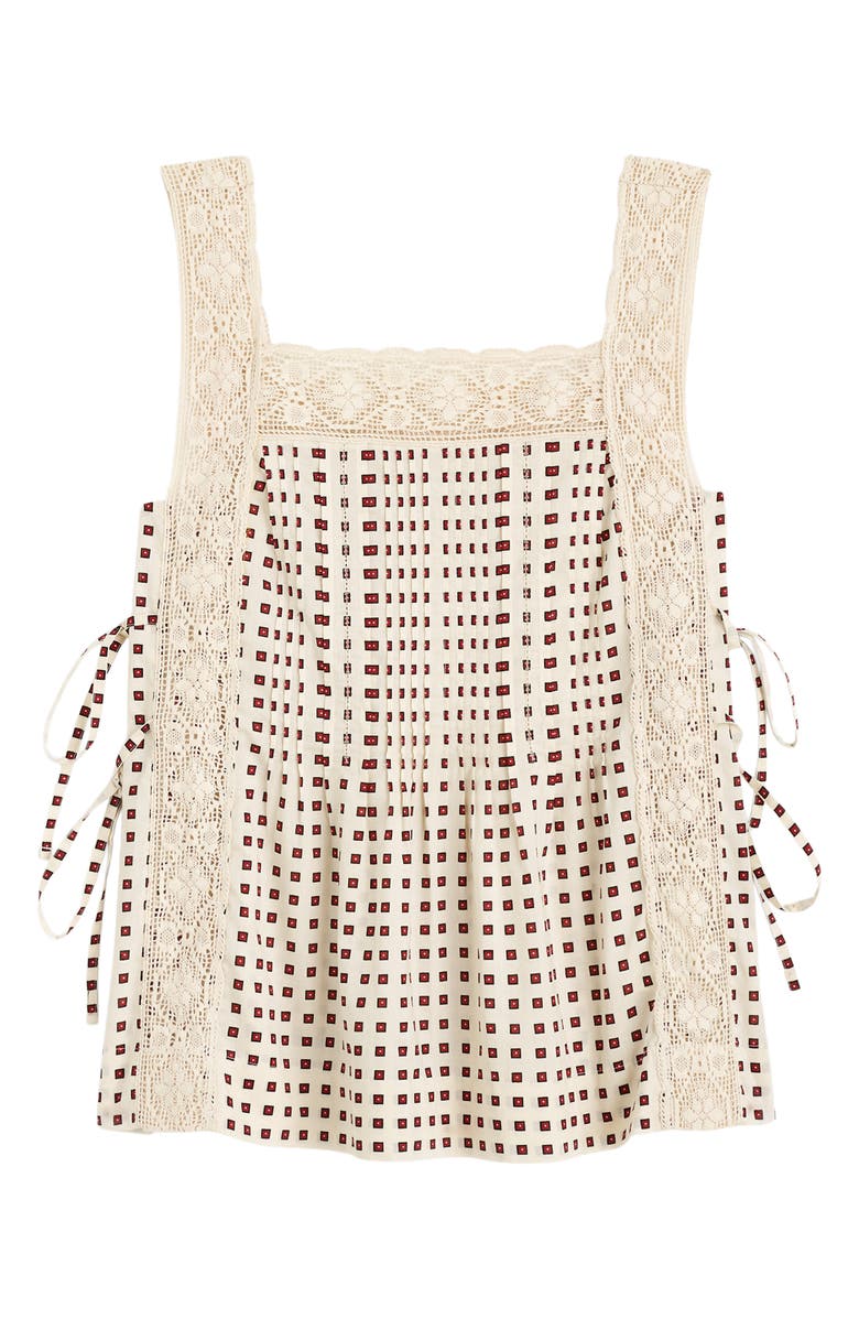 Madewell The Sophie Sleeveless Top, Alternate, color, Vintage Ivory