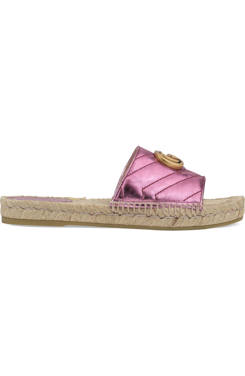 Gucci Pilar Espadrille Slide Sandal, Alternate, color,