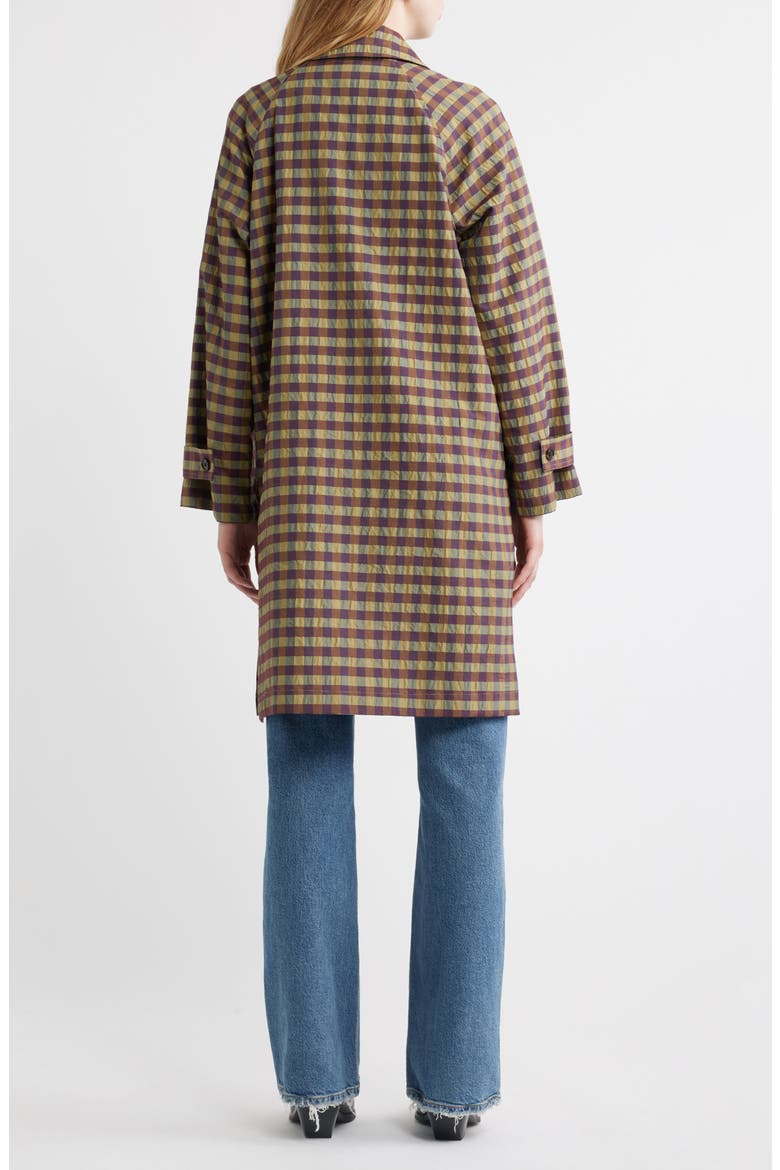 Mattie Checked Topper Coat, Alternate, color, TAPENADE CHECK