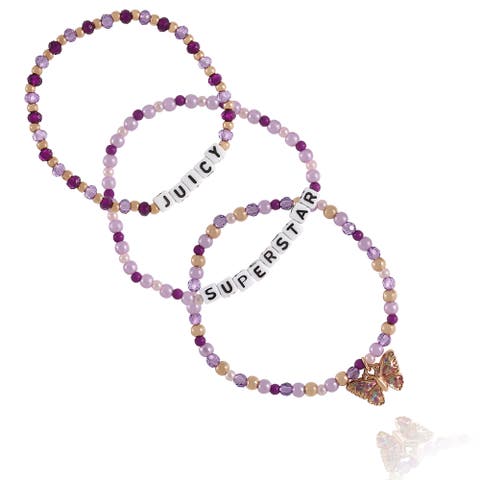 Kids "Juicy Superstar" Beaded Bracelet Set