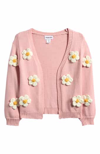 Tween Diva Kids' 3D Flower Cardigan