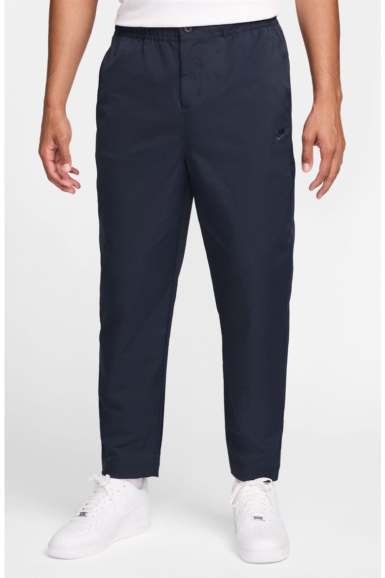 Club Taper Woven Pants, Main, color, 451 OBSIDN/OBSIDN