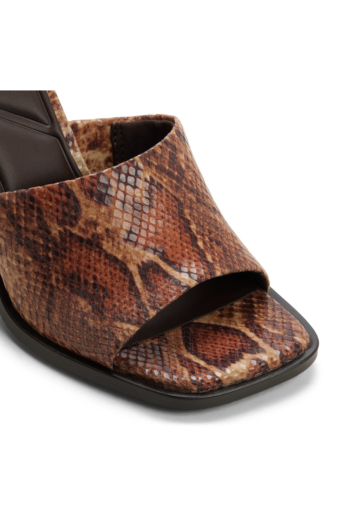 ALDO Sophia Slide Sandal, Alternate, color, Brown Multi