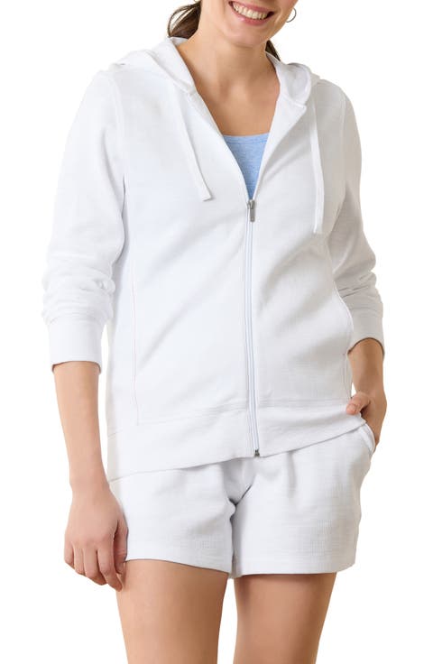 Tobago Bay Cotton Blend Zip-Up Hoodie