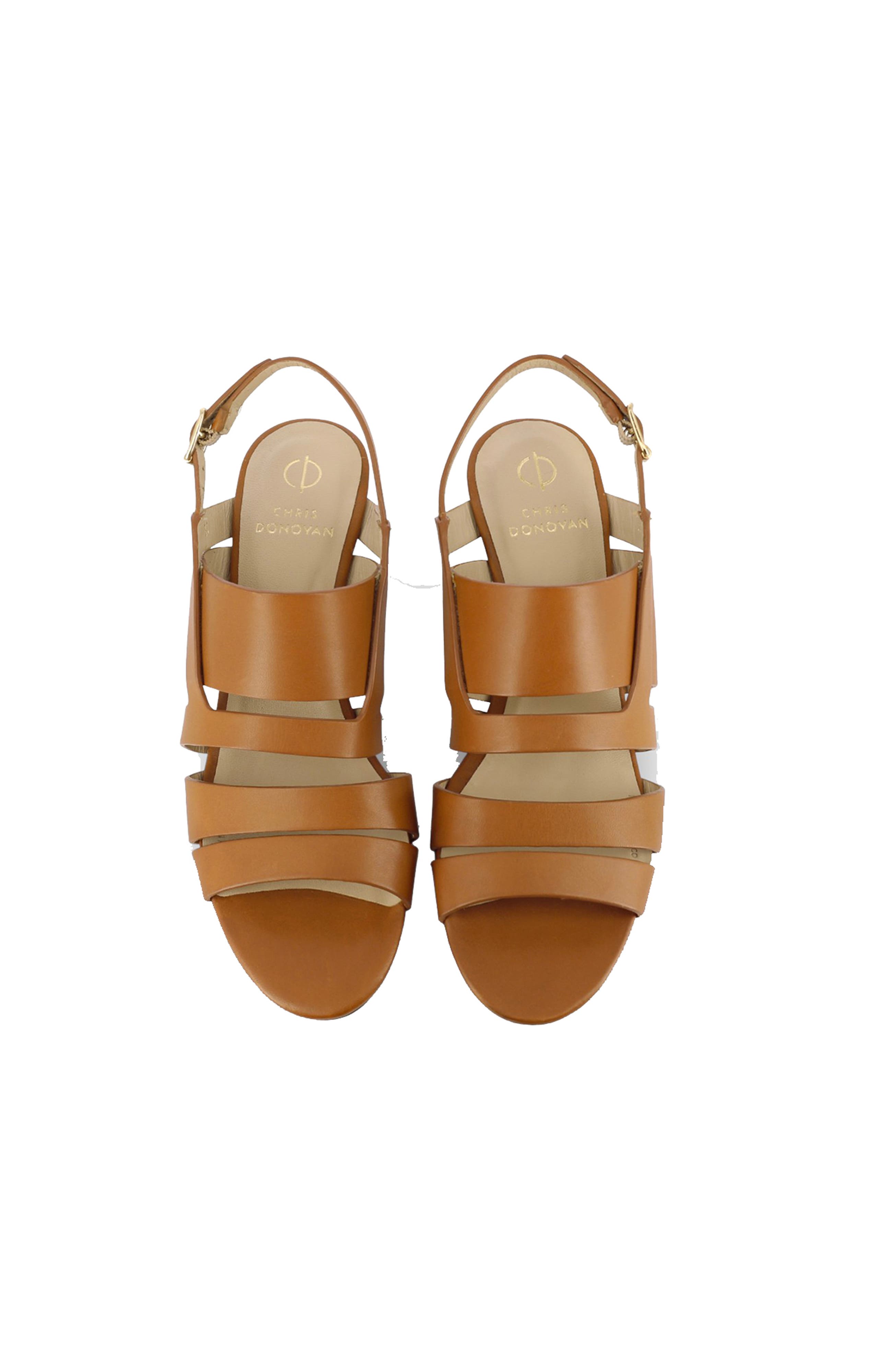 Chris Donovan Footwear Haven Echo Sandal, Alternate, color, Brown
