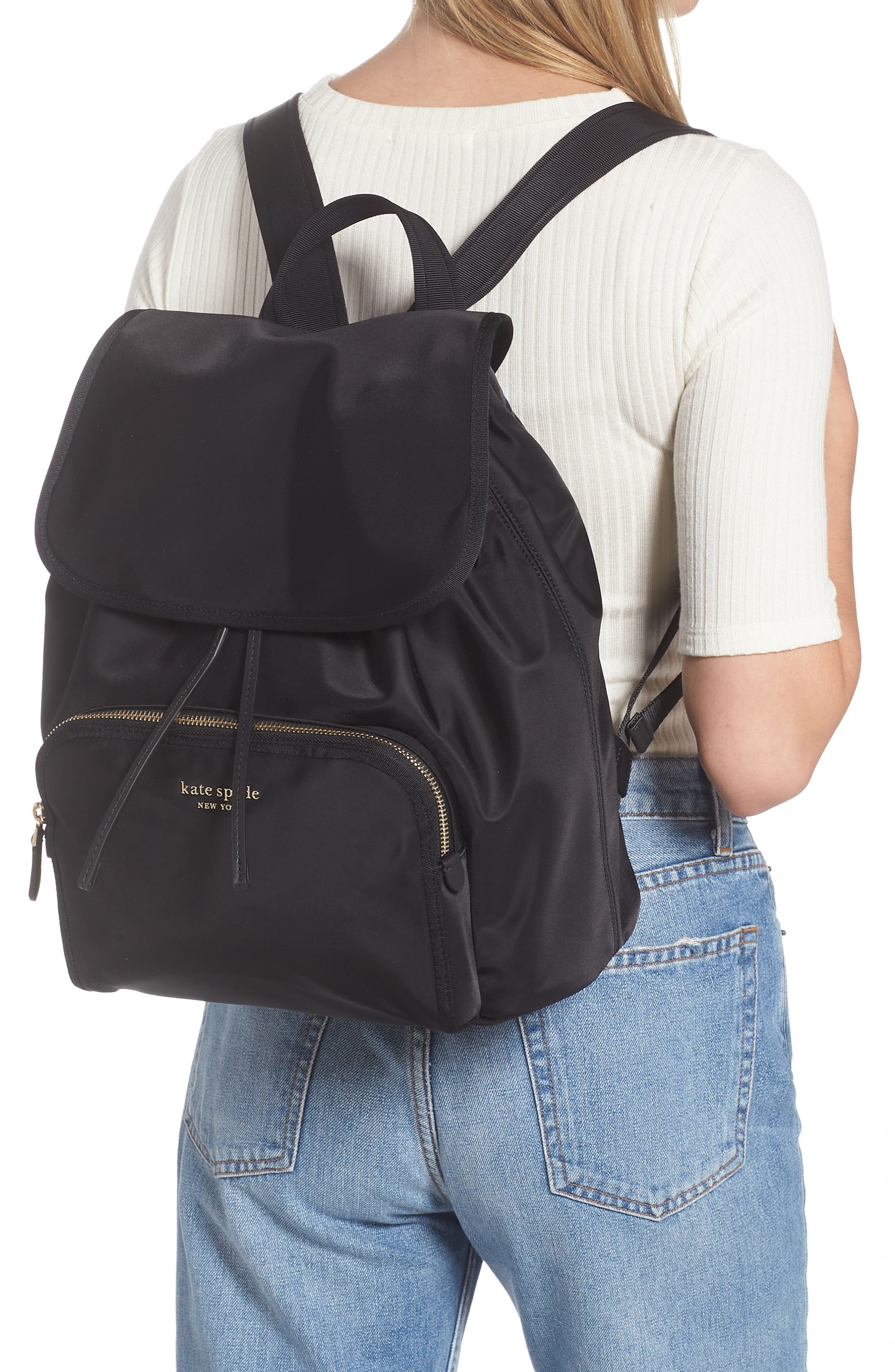 Kate Spade New York sam the little better nylon backpack, Alternate, color, 