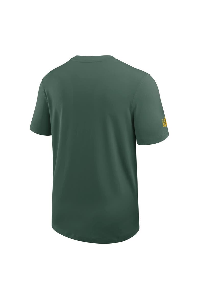 Men's Nike Green Green Bay Packers Sideline UV Performance Coach Shirt, Alternate, color, Green