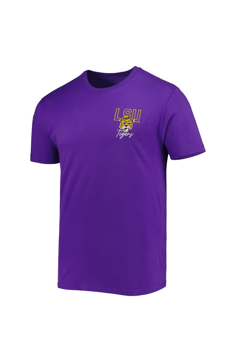 IMAGE ONE Men's Purple LSU Tigers Vintage Through the Years 2-Hit T-Shirt, Alternate, color, Purple