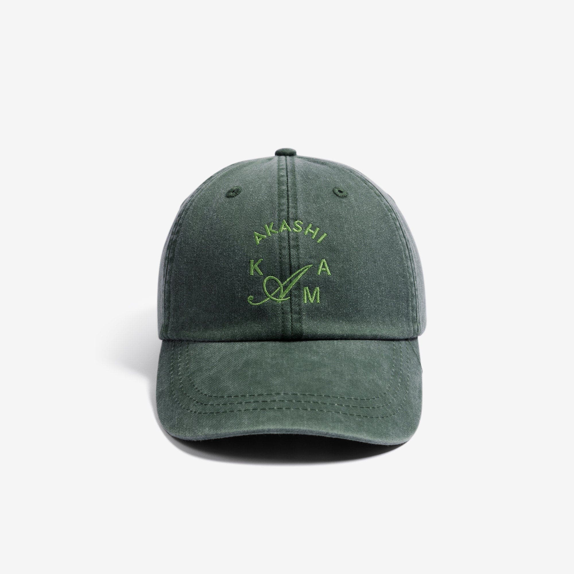 Akashi-kama Crest Hat In Green