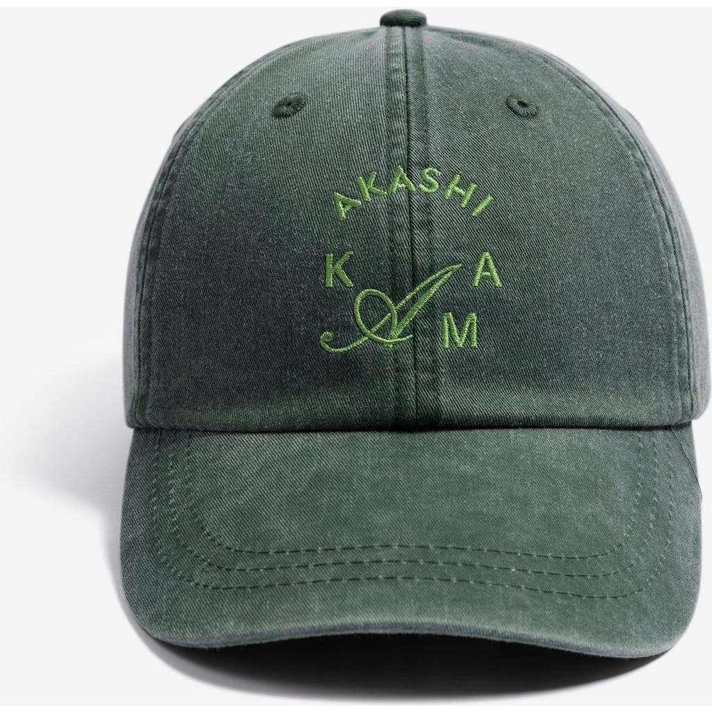 Akashi-kama Crest Hat In Green
