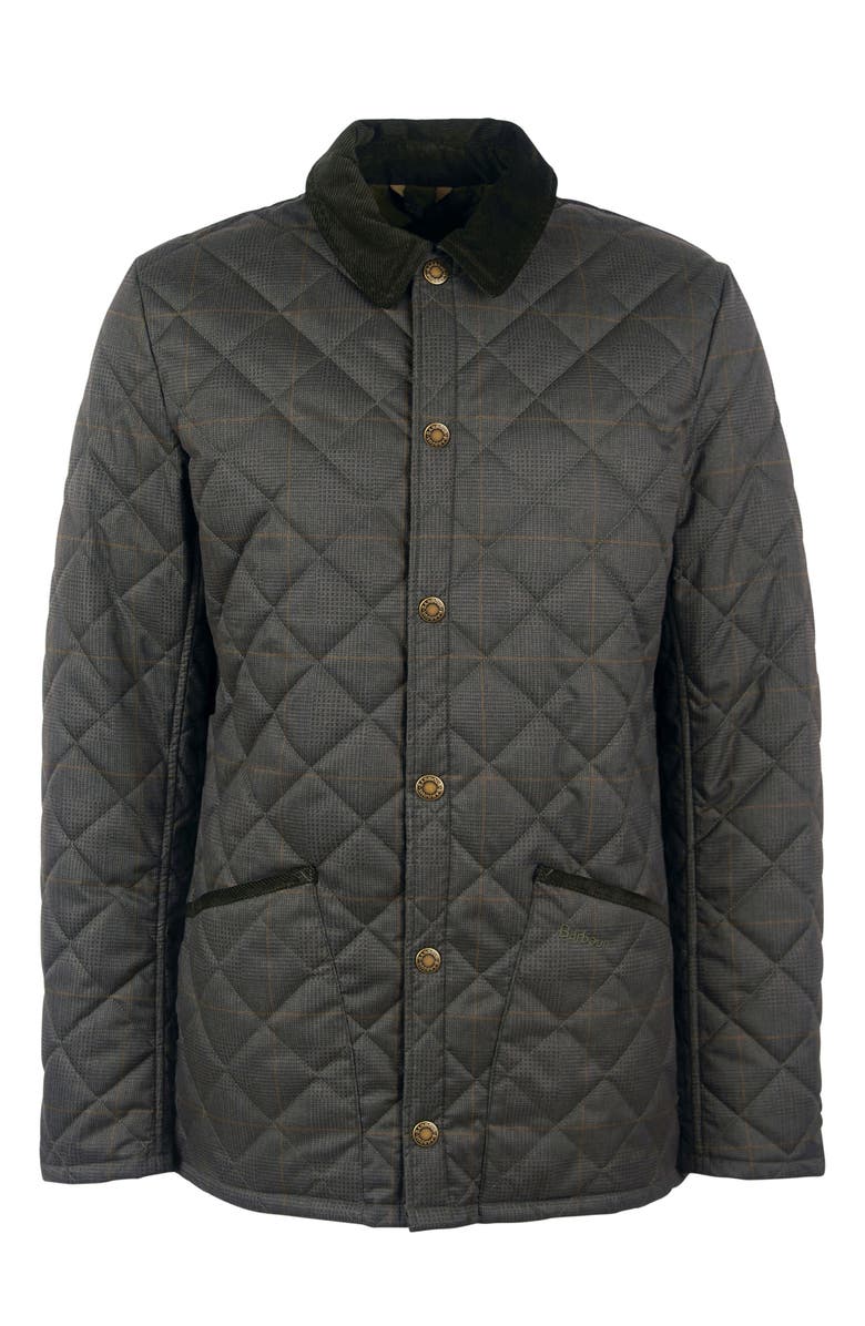 Barbour Heritage Liddesdale Check Quilted Jacket, Alternate, color,