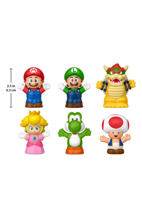 Super Mario Set of 6 Figurines