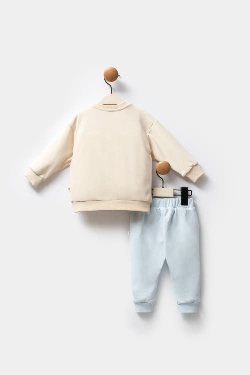 Moi Noi Koala Sweat Set In Neutral