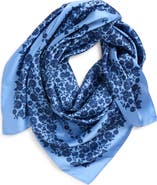 Treasure & Bond Oversize Square Satin Scarf