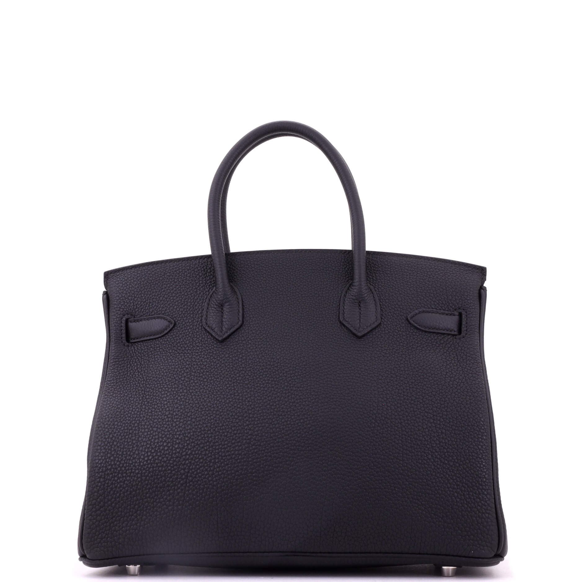 Birkin Handbag Black Togo with Palladium Hardware 30, Alternate, color, Black