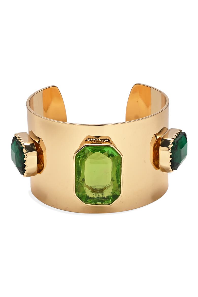 Aurora Shine Cuff Bracelet, Main, color, GOLD