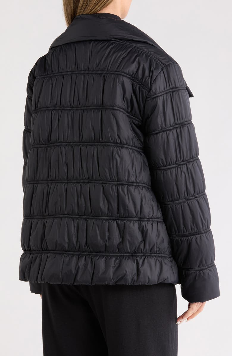 Eileen Fisher High Collar Puffer Coat, Alternate, color, 