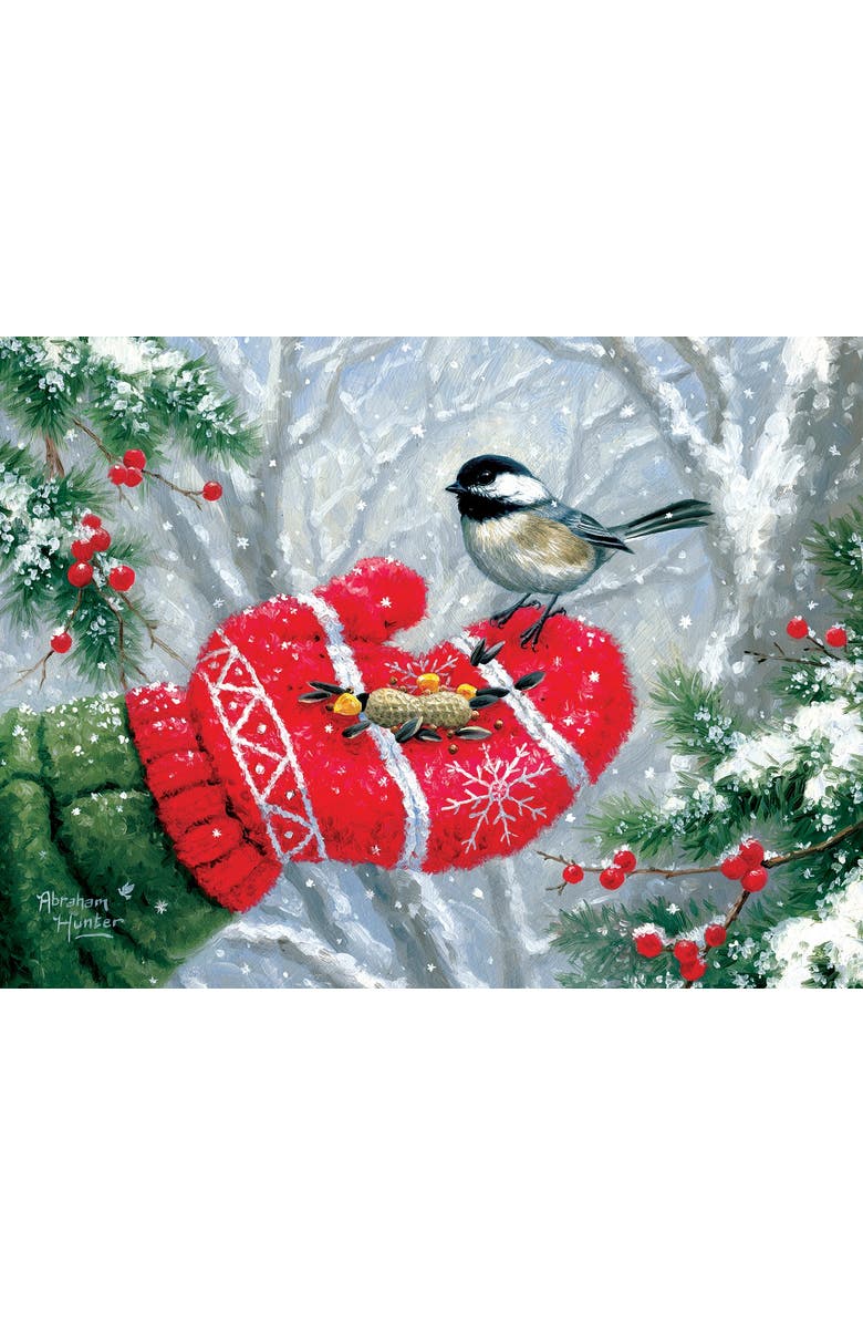 Sunsout Winter Encounter 300 piece Jigsaw Puzzle for Adults, Alternate, color, Multicolor