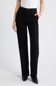 FRAME The Straight High Waist Pants