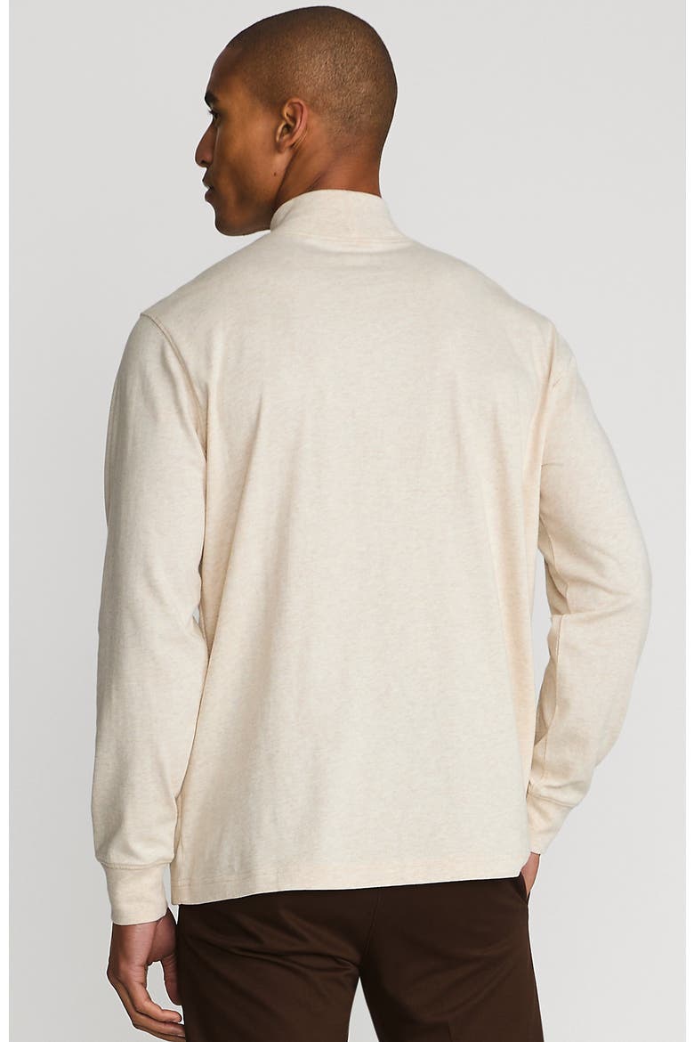 Super-T Mock Turtleneck, Alternate, color, Flax Heather