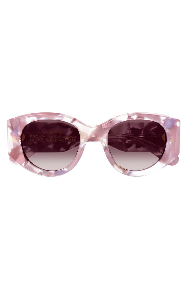 Chloé 51mm Round Sunglasses, Main, color,