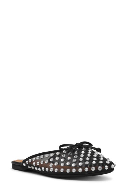 Misti Rhinestone Mesh Mule (Women)