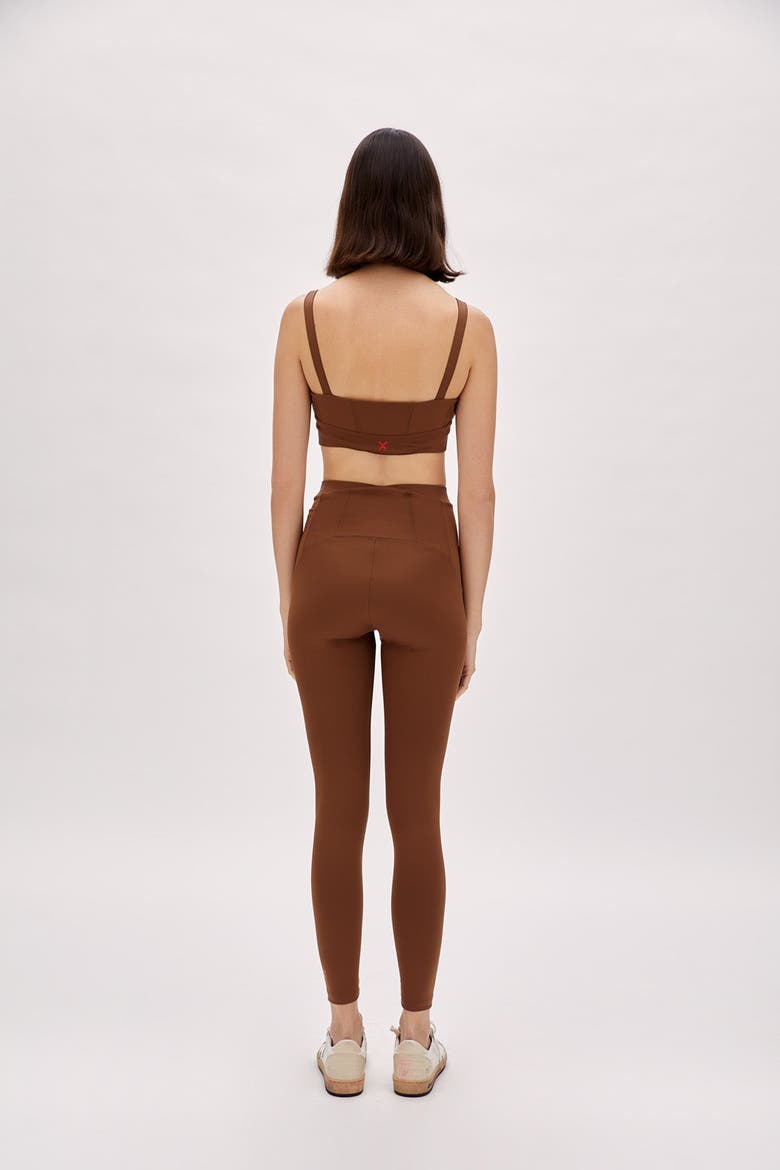 Bra With Stitch Detail, Alternate, color, Brown