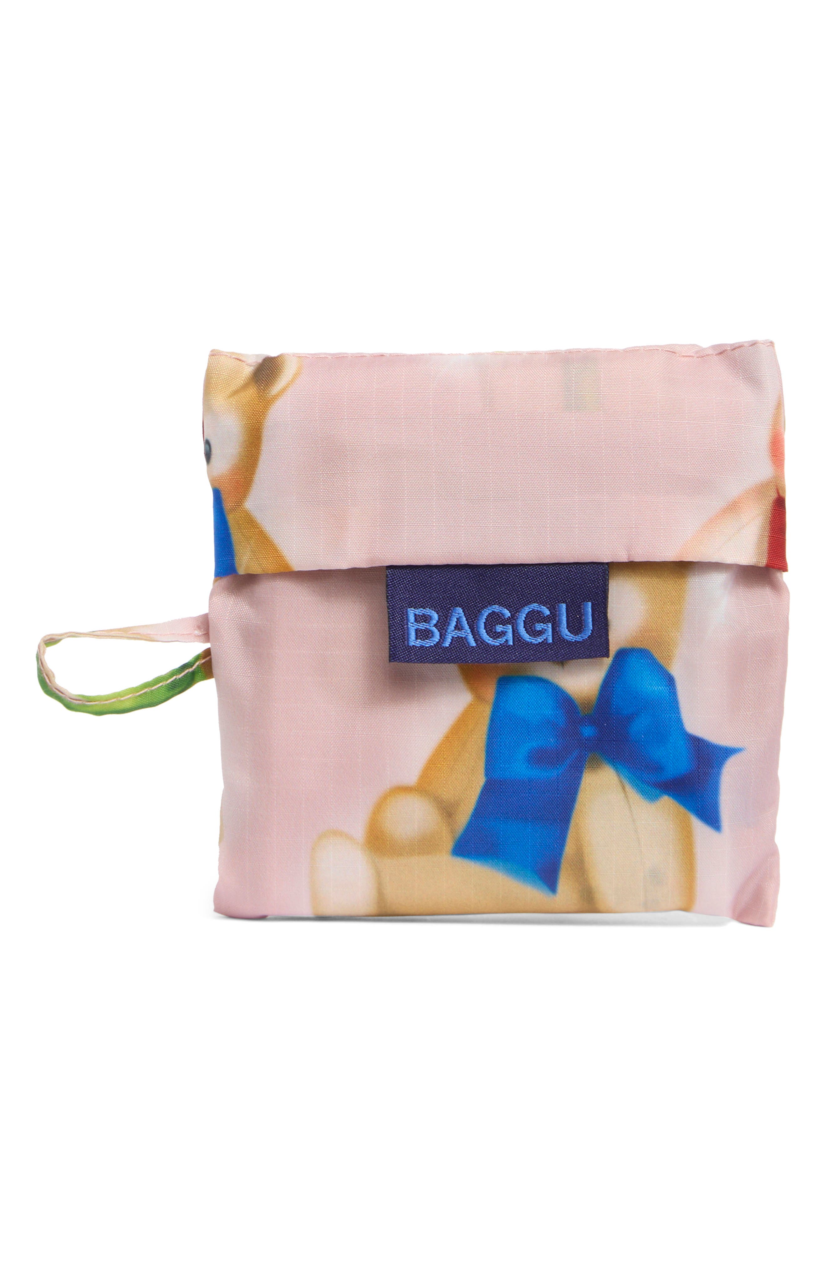 Baby Recycled Polyester Reusable Tote Bag, Alternate, color, TEDDY BEARS