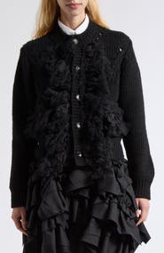 Tao Comme des Garçons Ruffle Tiered Pinafore Minidress