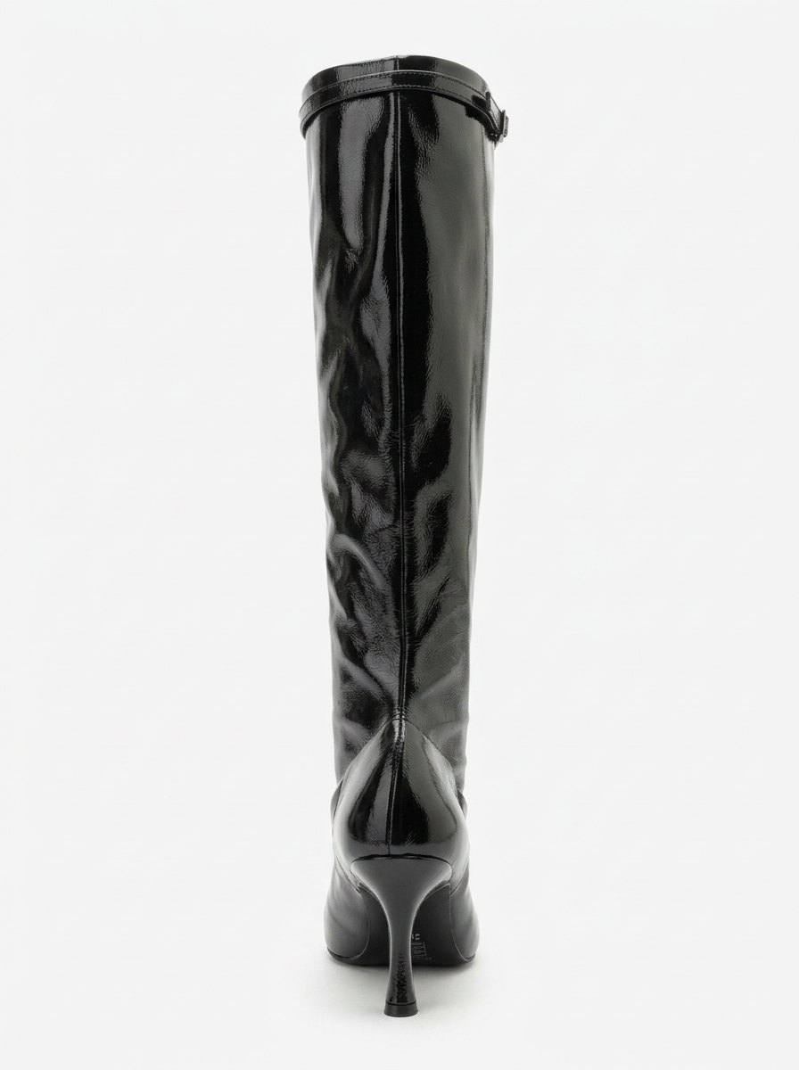 Dorado Stiletto Knee High Boot, Alternate, color, Black Patent