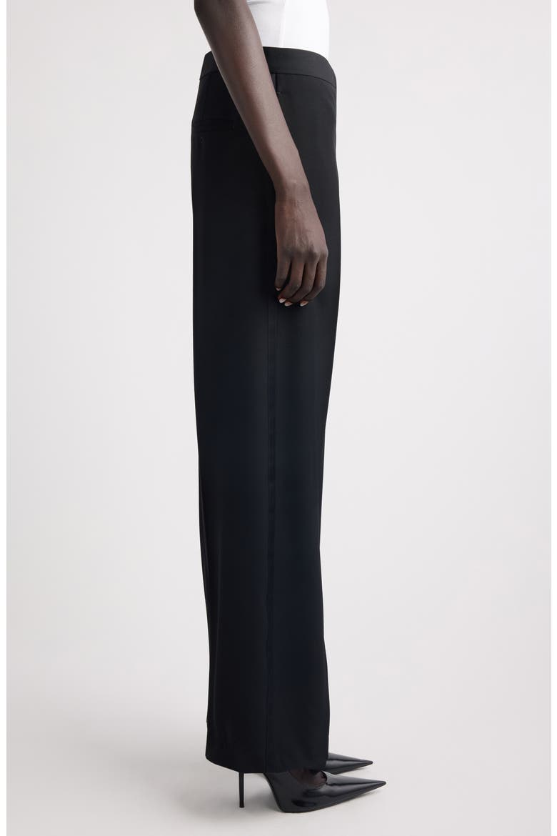 Wool Tuxedo Pants, Alternate, color, BLACK