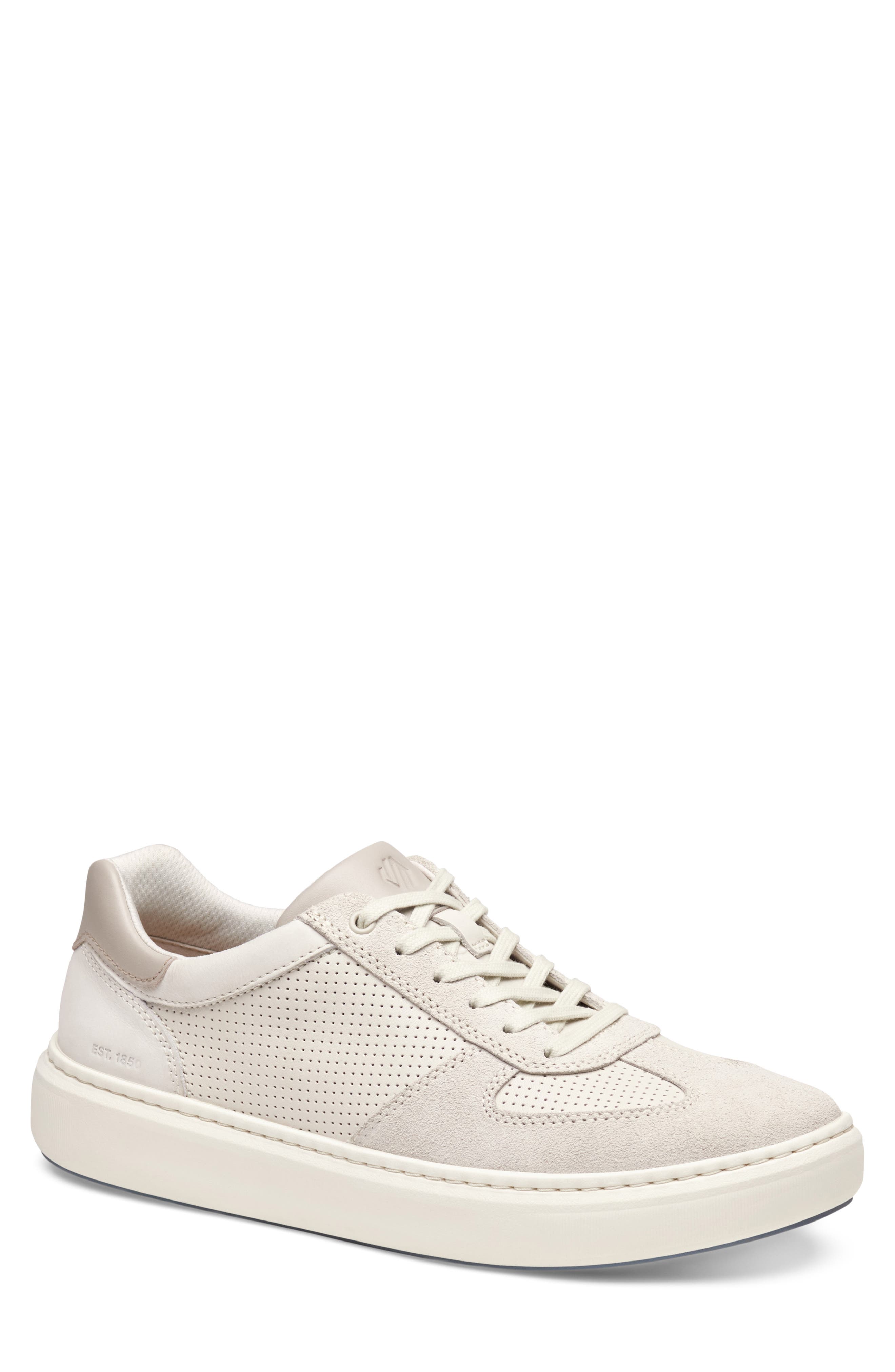 WHITE SUEDE/ FULL GRAIN