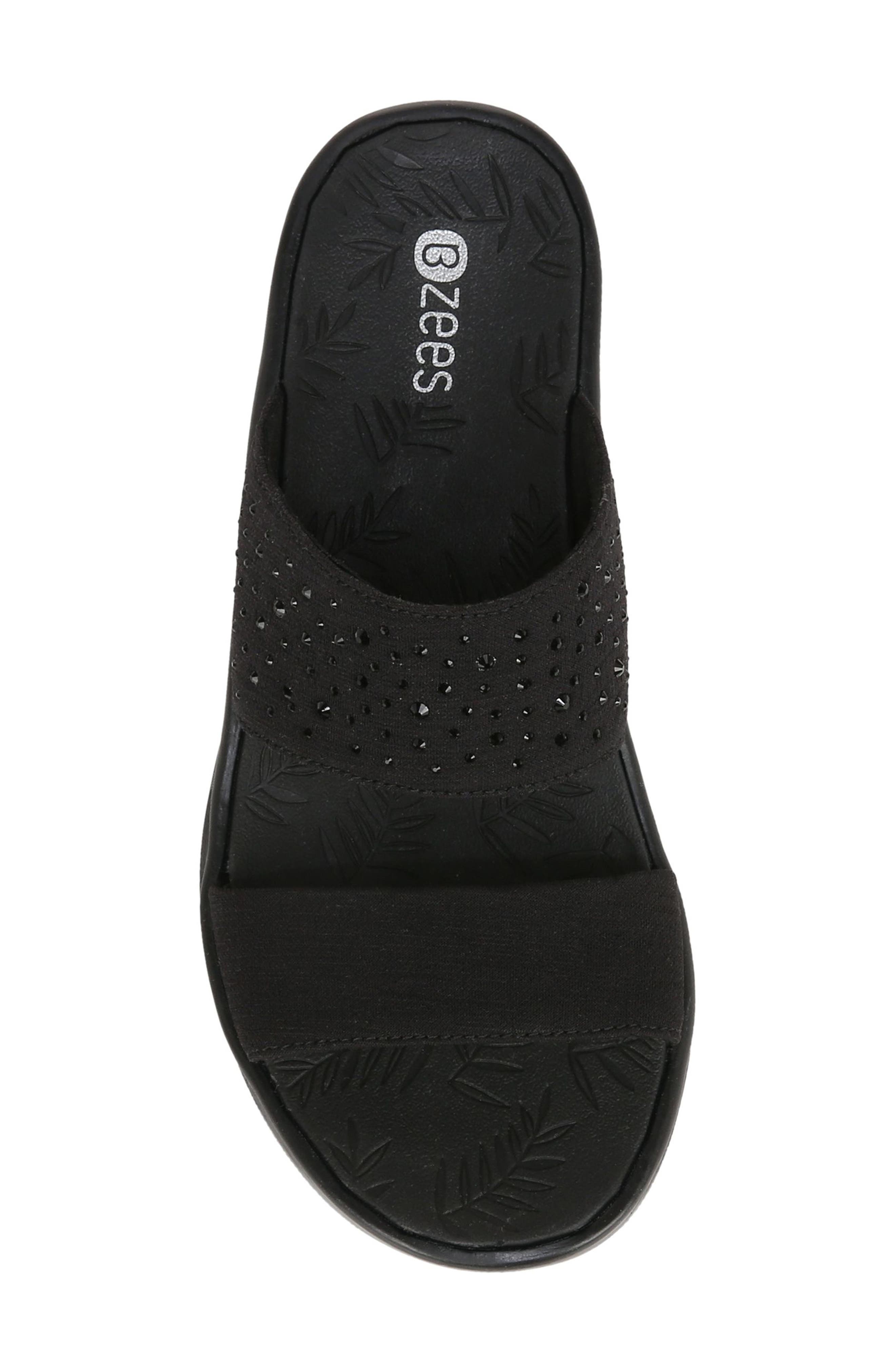 BZees Sienna Crystal Embellished Slide Sandal, Alternate, color, 