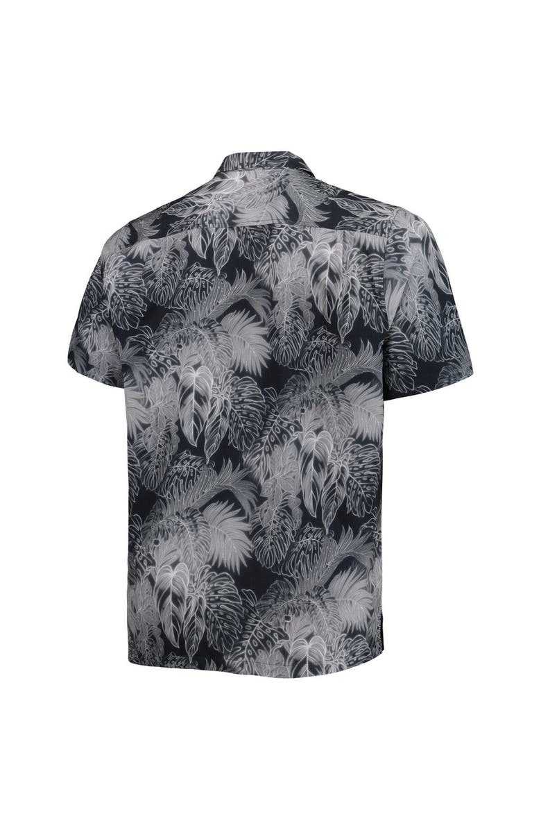 Tommy Bahama Men's Tommy Bahama Black San Diego Padres Big & Tall Luminescent Fronds Camp IslandZone Button-Up Shirt, Alternate, color, 