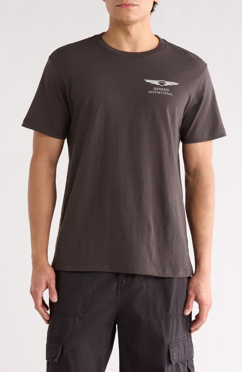 The Forecast Agency Genesis Invitational Cotton Graphic T-Shirt, Main, color, Pirate Black