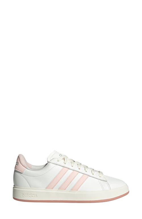 Adidas Originals Adidas Grand Court 2.0 Sneaker In White/quartz/green Met.