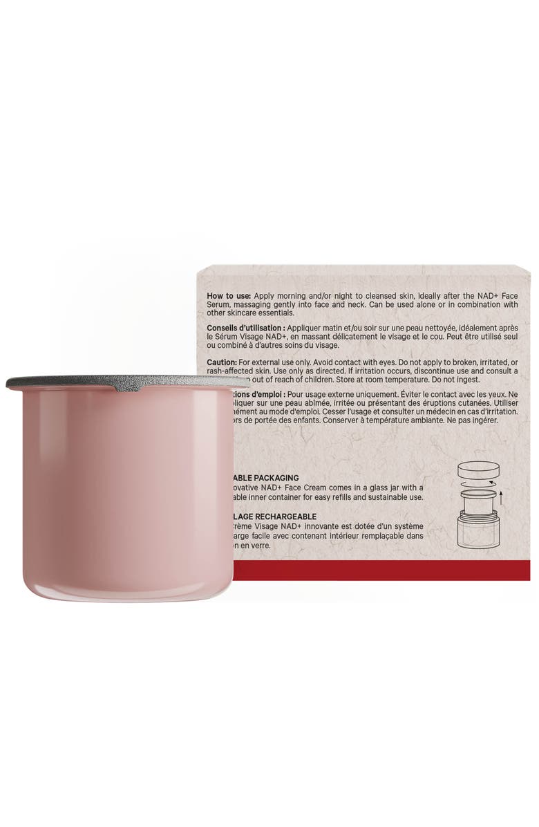 Codeage NAD+ Face Cream Refill, Resveratrol, Collagen, Hyaluronic Acid, Aloe Vera, Alternate, color, White